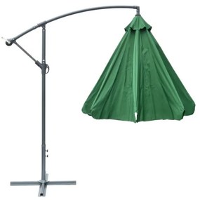 Umbrelă de soare EXCLUSIVE lateral - verde 300cm