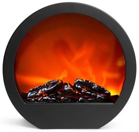 Decorațiune 7xLED/230V/4xAA șemineu