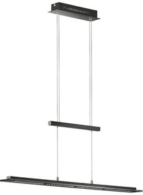 Lustră neagră LED cu intensitate reglabilă din metal Tenso – Fischer &amp; Honsel