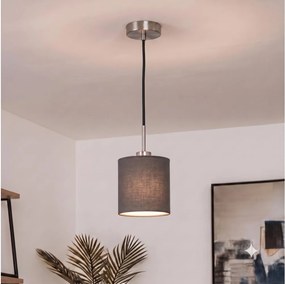 Brilagi - Lustră LED NUBILA pe cablu 1xE27/60W/230V Ø 14 cm negru/antracit