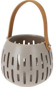 Felinar decorativ Dark grey, 14,5 x 12 cm
