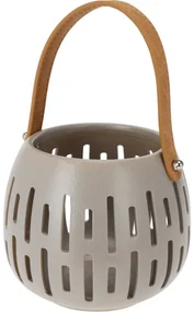 Felinar decorativ Dark grey, 14,5 x 12 cm
