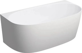 Cada freestanding compozit Omnires Valencia M+ BTW finisaj alb mat 148x77 cm