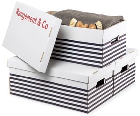 Set 3 cutii pentru depozitare Compactor Marinieres