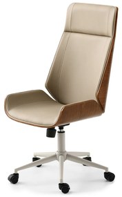 Scaun Aukley (nuc + bej închis + gri). 1110487
