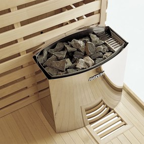 Tradičná saunová kabína / fínska sauna Espoo200 Premium - 200 x 200 cm 8 kW