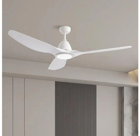 Ventilator LED de tavan ZEVENTI URBINO LED/20W/230V Wi-Fi Tuya alb + telecomandă