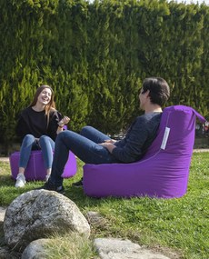 Fotoliu puf pentru grădină EVA Sport - Purple