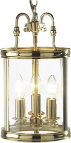 Där Lighting LAM0340 - Candelabru suspendat LAMBETH 3xE14/60W/230V alamă