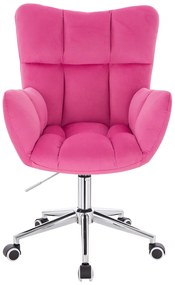HR650K Scaun Roz Catifea