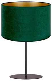 Duolla - Lampă de masă ROLLER 1xE14/15W/230V verde închis/aurie