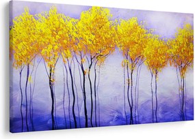 Tablou - Copaci galbeni (90x60 cm)