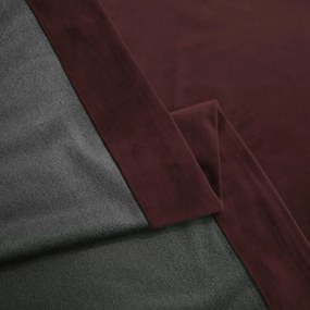 Set draperie din catifea blackout cu rejansa din bumbac tip fagure, Madison, densitate 700 g/ml, Temptress, 2 buc