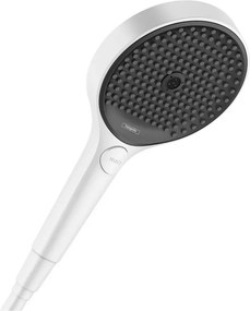 Para de dus Hansgrohe Rainfinity 130 alb mat 3 tipuri de jet