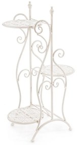 Suport de flori alb  Emily. 32x29x80 cm