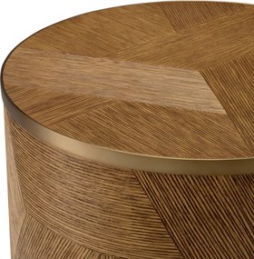 Masuta auxiliara LUX, Furnir de stejar, Velutto