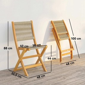 Outsunny set mobilier ratan balcon apartament terasă verandă bistrou grădină | Aosom Romania
