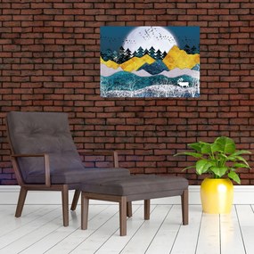 Tablou - Peisaj polar (70x50 cm)