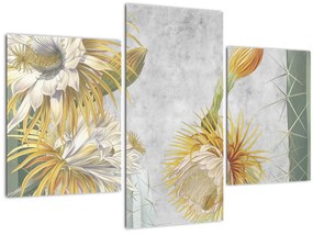 Tablou - Cactuși înfloriți (90x60 cm)