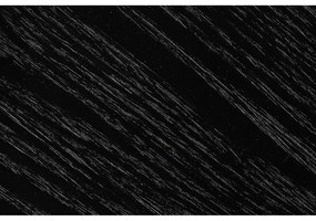 Măsuță de cafea neagră/în culoare naturală rotundă ø 80 cm Makoto – White Label