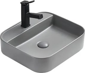 Mexen Sofia chiuvetă de blat 50 x 40 cm, gri deschis mat - 22155061