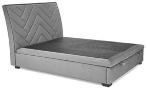 Pat tapitat Continental 1 velvet gri – 160 x 200 cm