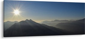 Tablou - Deasupra vârfurilor de munți (120x50 cm)
