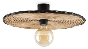Aplica de perete/tavan design natural din ratan COSTAS 40cm