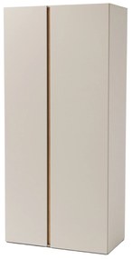 Dulap Azalio 90 cm - bej nisipiu / stejar uleiat