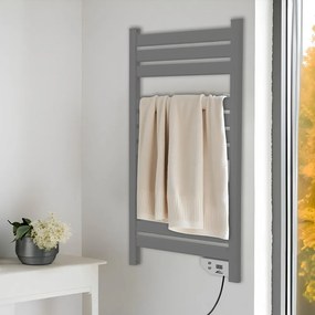 Radiator electric pentru prosoape 500W gri