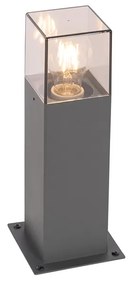 Lampă de exterior 30 cm antracit cu țăruș de sol și mânecă pentru cablu - Denmark