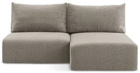 Colțar bej extensibil/cu spațiu de depozitare (cu colț pe partea dreaptă) Kalena – Makamii