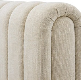 Pat dublu tapitat design elegant LUX Kayden, Albury bej