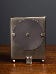 Ceas de masa, din aluminiu, Rectangular