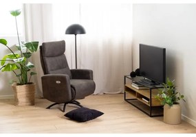 Comodă de televizor ZEIN stejar/negru