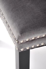 Scaun Alda velvet gri H95 cm