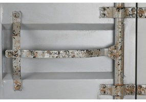 Dulap gri din metal, stil industrial, "Cargo"