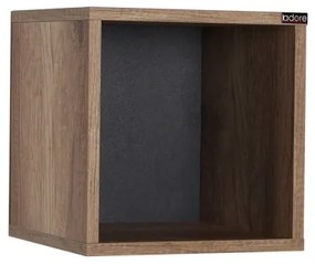 Raft de perete 33x33 cm maro