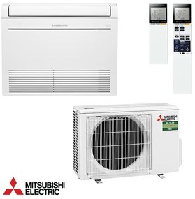 Aparat de aer conditionat inverter pentru podea Mitsubishi Electric MFZ-KT35VG + SUZ-M35VA, 12000 BTU, 30 m², A++, R-32, Alb