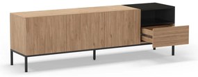 Comodă TV în culoare naturală 180x55 cm Cailin – Marckeric