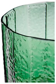 Vază handmade din sticlă Emerald – Hübsch