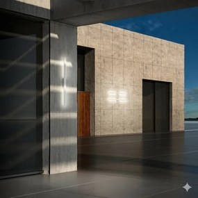 Ideal Lux - Aplică LED de exterior LINEA, 20 W, 230 V, CRI 90, 104 cm, IP54, alb