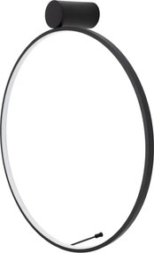 Aplica circulara LED IP44 diametru 60cm Visual negru