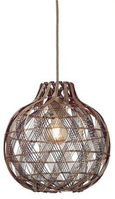 Lustra/Pendul Eco, Bambus, Mendoza natural/maro, S