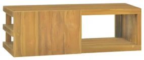 338256 vidaXL Dulap pentru baie de perete, 90x40x30 cm, lemn masiv de tec