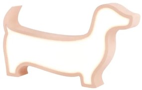 Lampă de birou LED pentru copii DOG LED/12W/230V roz