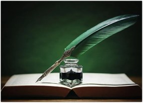 Tablou cu stilou sriind (70x50 cm)