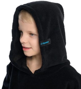 Towee Surf poncho MONO negru , 50 x 60 cm, 50 x 60 cm