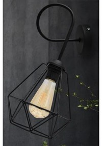 Aplică KARO 3xE27/15W/230V neagră