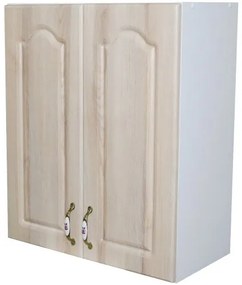 Corp superior 60 cu 2 usi cu scurgator de vase Zebra MDF sonoma mustata